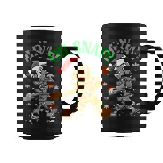 Gingerbread Baseball Christmas Cookie Oh Snap Santa Coffee Mug | Seseable CA