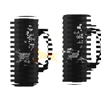 Halloween Belgian Malinois And Skeleton Coffee Mug | Seseable FR