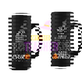 Halloween Teachers This Is My Tired Teacher Costume Coffee Mug | Mazezy