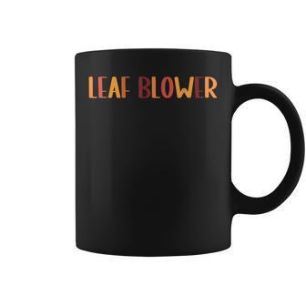 Leaf Blower Fall Costume Couple Halloween Matching Coffee Mug - Thegiftio UK