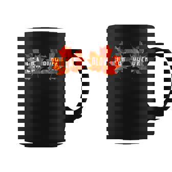 Leaf Blower Fall Costume Couple Thanksgiving Matching Coffee Mug | Mazezy