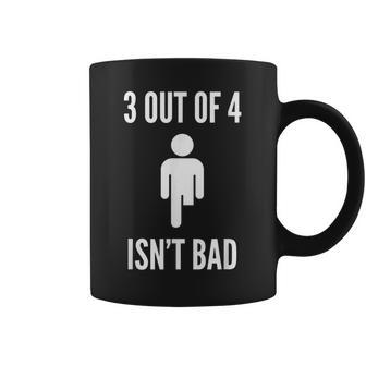 Leg Ampu Quote 3 Out Of 4 Isn't Bad Prosthetic Leg Coffee Mug - Thegiftio UK