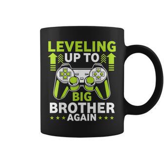 Leveling Up To Big Brother Again Big Bro Announcement Coffee Mug - Thegiftio UK