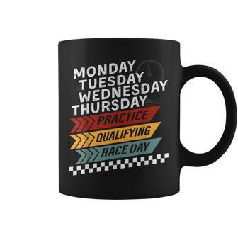 Lunes Martes Jueves Práctica Día De La Carrera Clasificatoria Taza de café - Regaloses