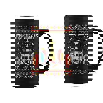 Merry Glizzmas Hot Dogs Family Group Ugly Christmas Coffee Mug | Mazezy