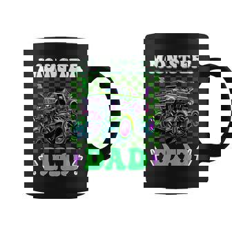 Monster Truck Dad Of The Birthday Boy Family Matching Coffee Mug | Mazezy