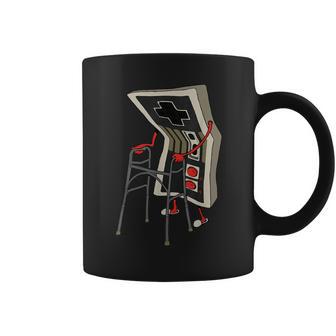 Old Gamer Gaming Retro 80S 90S Video Game Old Gamer Coffee Mug | Seseable CA