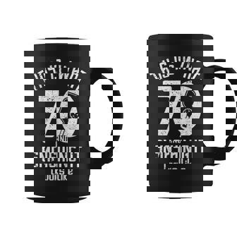 Pickleball 70Th Birthday 70 Years Old Love Pickleball Coffee Mug | Mazezy