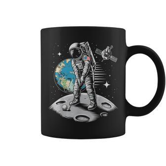 Planet Astronaut Galaxy Space Astronaut Golf Coffee Mug - Monsterry