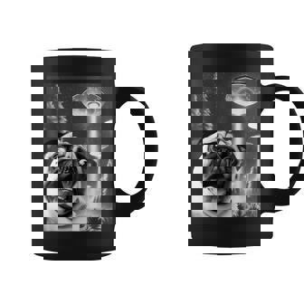Pug Alien Ufo Taking A Selfie Dog Mom Dad Coffee Mug - Thegiftio