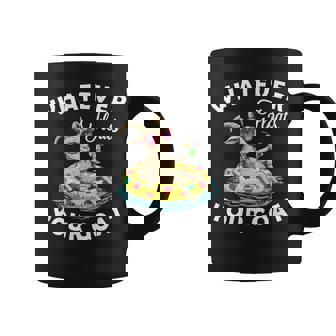 Quirky Trendy Animal Swim Whatever Floats Your Goat Coffee Mug - Monsterry