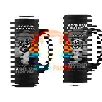 Raccoon My Spirit Animal Is A Trash Panda Panda Coffee Mug | Mazezy