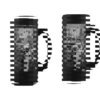 Sasquatch Meme Cool Selfie With Santa Christmas Xmas Coffee Mug | Seseable FR