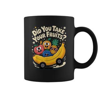 School Lunch Did You Take Your Fruit Cafeteria Lunch Coffee Mug - Monsterry