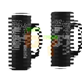 Six Seven I Was 6 Now I'm 7 7Th Birthday Game Pixel Coffee Mug - Thegiftio