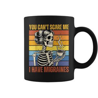 Skeleton Migraine Awareness Headache I Have Migraines Coffee Mug - Thegiftio UK
