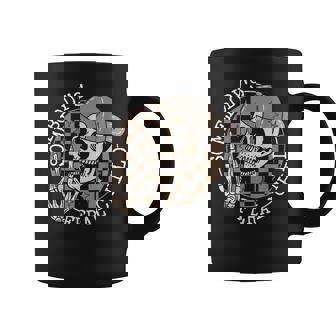 Skull Skeleton Retro Humor Somebody's Feral Child Coffee Mug | Seseable UK