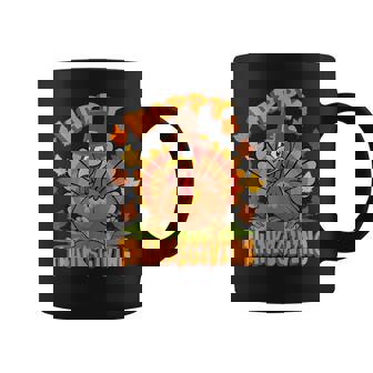 Thanksgiving Happy Turkey Family Dinner Coffee Mug | Seseable UK
