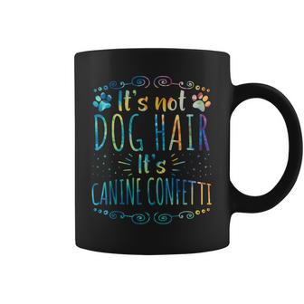 Tie-Dye Dog Grooming Pet Owner Groomer Canine Confetti Coffee Mug - Monsterry