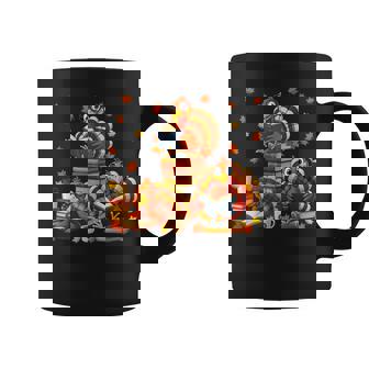 Turkey Read Books Reading Fall Thanksgiving Teacher Coffee Mug - Thegiftio