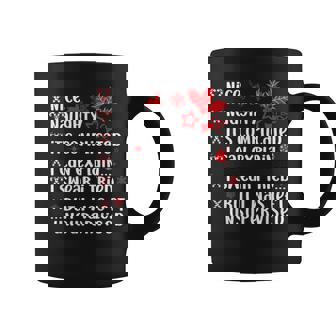 Xmas Nice Naughty List Christmas Santa Xmas Joke Coffee Mug | Seseable UK