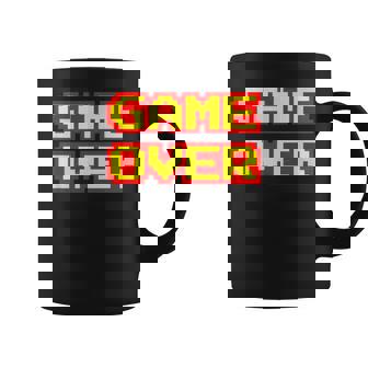 Game Over Vintage Retro Arcade Video Games Gaming Coffee Mug - Thegiftio