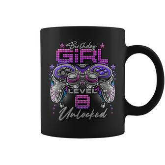 Gamer Girl Level 8 Unlocked 8Th Birthday Video Gaming Girl Coffee Mug - Thegiftio UK