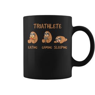 Gamer Triathleteloth Gaming Faultierpieltideo Game Tassen - Geschenkecke