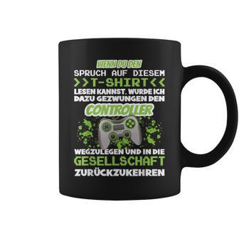Gaming Zocken Games Lustiges Gamer Zockerprüche Game Tassen - Geschenkecke