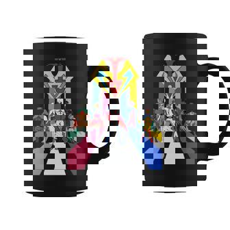 Gatachaman G Fuerza Batalla De Los Planetas Grupo Retro Manga Larga Taza de café - Regaloses