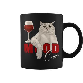 Gato Divertido Relajado Con Humor Para Amantes De Gatos Taza de café - Regaloses