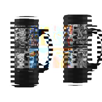 Gatos Artísticos Regalo Estético Para La Historia Del Arte Y Los Amantes De Los Gatos Taza de café - Regaloses