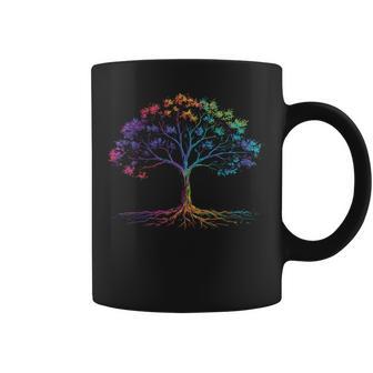 Gay Pride Month Tree Lgbtq Ally Rainbow Lesbian Women Coffee Mug | Seseable CA