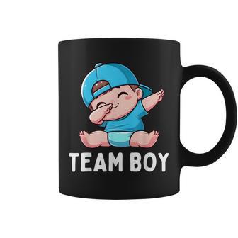 Gender Reveal Party Day Team Boy Dabbing Baby Blue Teams Coffee Mug - Thegiftio UK