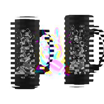 German Shepherd Dog Football Game Day Touchdown Season Coffee Mug | Mazezy