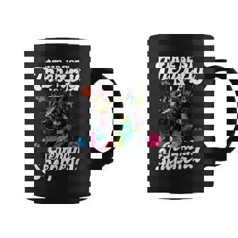 German Shepherd Splash Art I Pop Art German Shepherd Coffee Mug | Mazezy