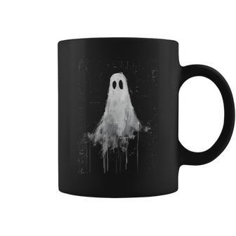 Ghost Horror Spirit Spooky Scary Halloween Goth Aesthetic Coffee Mug | Mazezy