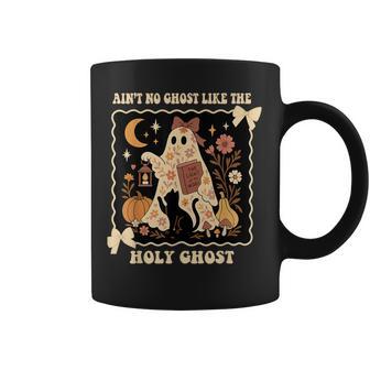 The Only Ghost I Know Is The Holy Ghost Halloween Christian Coffee Mug - Monsterry