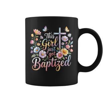 This Girl Just Got Baptized Christian Baptism Religious Coffee Mug - Thegiftio UK