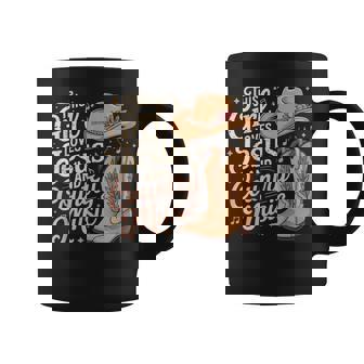 This Girl Loves Jesus And Country Music Coffee Mug - Monsterry