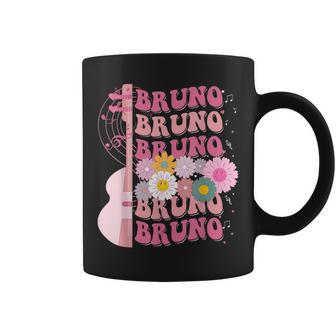 Girl Retro Bruno First Name Personalized Groovy 80'S Coffee Mug - Thegiftio UK