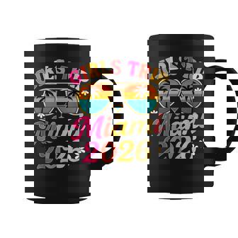 Girls Trip Miami 2026 Retro Squad Vacation Outfit Coffee Mug | Seseable UK