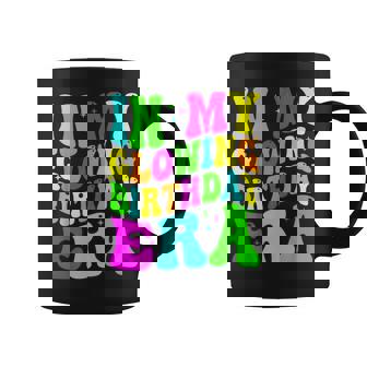 In My Glowing Birthday Era Groovy Colorful Bright Coffee Mug - Thegiftio