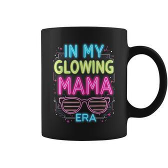 In My Glowing Mama Era Groovy Colorful Bright Coffee Mug | Seseable UK