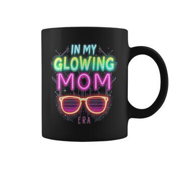 In My Glowing Mom Era Groovy Colorful Bright Coffee Mug | Seseable UK