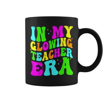 In My Glowing Teacher Era Groovy Colorful Bright Coffee Mug - Thegiftio UK