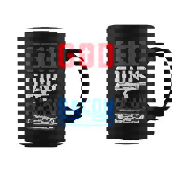 God Guns Bacon Patriotique Tasse - Cadeauxyz