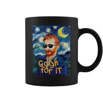 Gogh For It Let It Gogh Vincent Van Gogh Artist Image Coffee Mug - Thegiftio UK