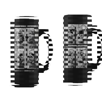 Golden Doodle With Sunglasses Photobooth Selfie Goldendoodle Coffee Mug - Monsterry