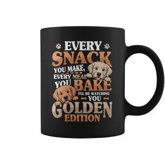 Golden Retriever Divertido Humor Perro Golden Retriever Cuello Taza de café - Regaloses